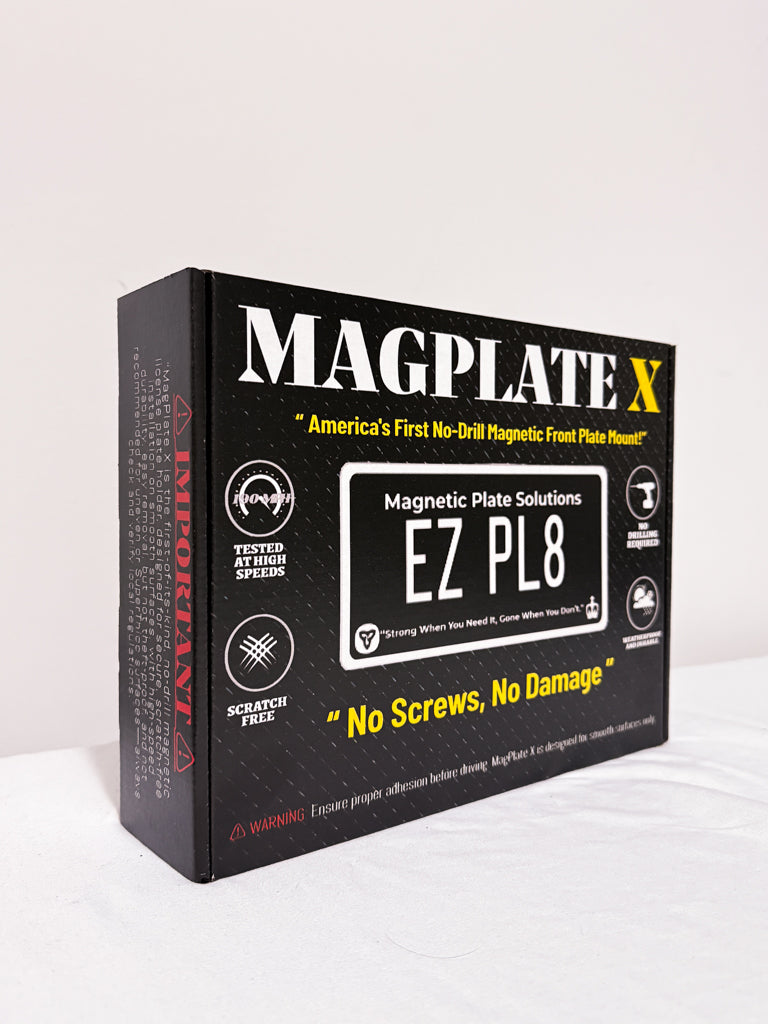 MagPlate X – Worlds First Quick Release Front License Plate Kit