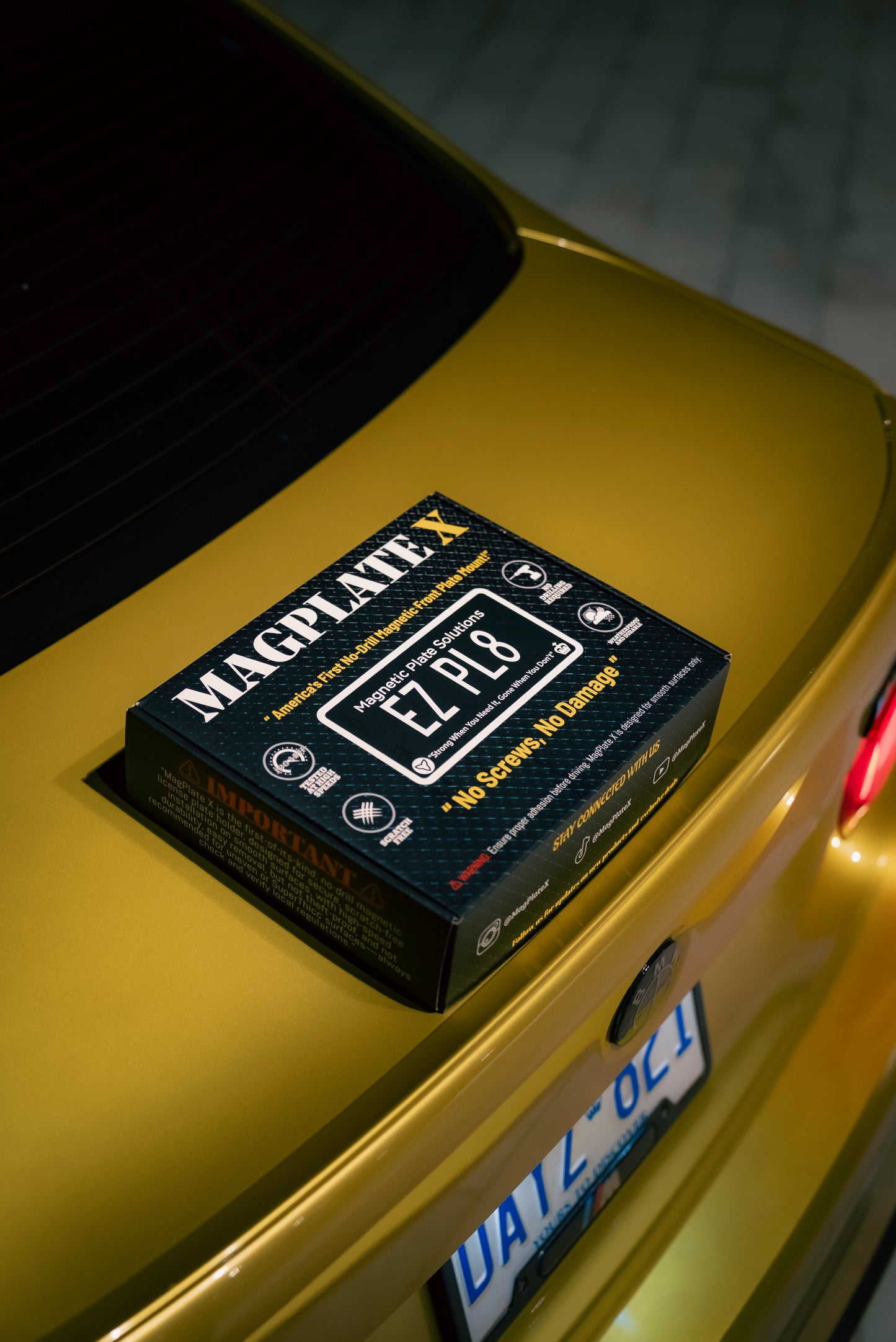 MagPlateX Front Magnetic License Plate Kit