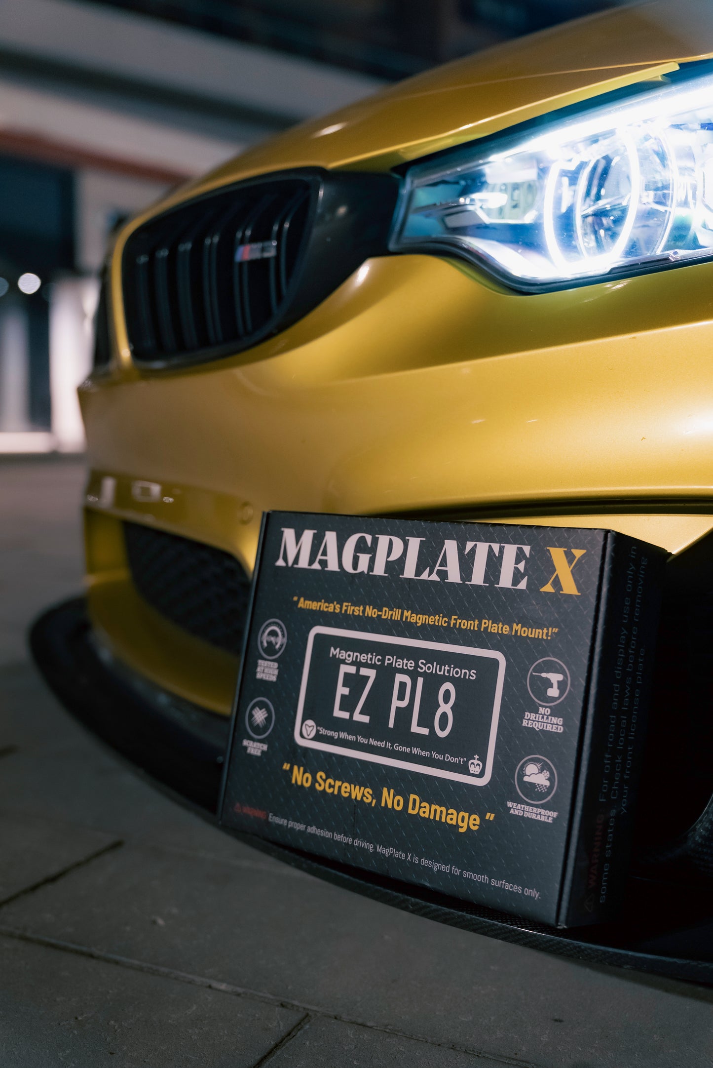 MagPlateX Front Magnetic License Plate Kit